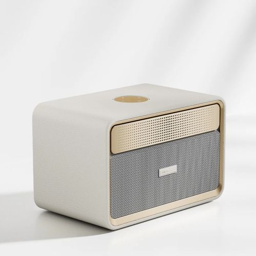 Тонколони HiFuture Passion X Latte,  100W Output (Max.Power), Built-in Powerful DSP with DynaBoost Technology, Crafted Wood Cabin, Wireless 5.4, Two-Way Full Range Speaker System, Built-in 8000mAh High-Performance Battery System, Pair to Stereo Sound Syst