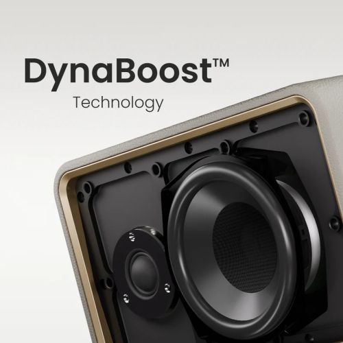 Тонколони HiFuture Passion X Latte,  100W Output (Max.Power), Built-in Powerful DSP with DynaBoost Technology, Crafted Wood Cabin, Wireless 5.4, Two-Way Full Range Speaker System, Built-in 8000mAh High-Performance Battery System, Pair to Stereo Sound Syst