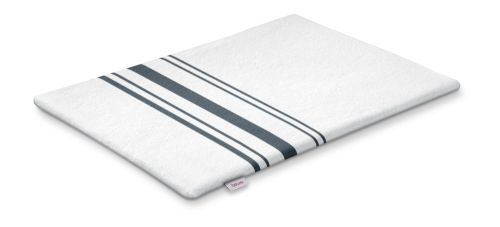 Термоподложка Beurer HK 26 Heat Pad; 3 Illuminated temperature settings; Auto switch-off after 90 min;Cotton cover washable on 40°; BSS;40(L)x30(W) cm; white-grey