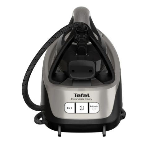 Парогенератор Tefal SV6140E0, Express Easy, black, 2200W, non boiler, heat up 2min, manual setting, pump 6bars, shot 120g/min, steam boost 380g/min, Ceramic Express Gliding soleplate, removable water tank 1,7L, auto off, eco, lock system, Calc Clear tech 