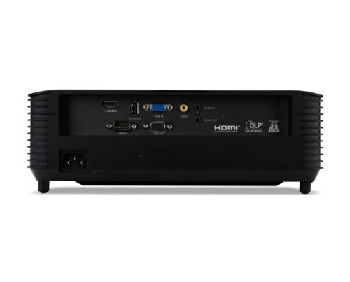 Мултимедиен проектор Acer Projector X139, DLP, WXGA (1280x800), 5000 ANSI Lum, 20 000:1, 1.3x, 3D ready, VGA in/out, 2xHDMI, RCA, Audio in/out, USB type A (5V/1A), RS232, Lamp life up to 15000h, Auto Keystone, Speaker 1x3W, 2.8kg, Black