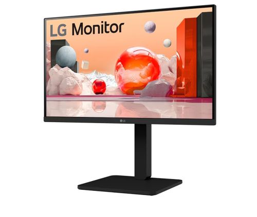 Монитор LG 24BA550-B, 23.8" IPS LED AG, 200cd/m2, Full HD 1920x1080, 100Hz, sRGB 95% , D-Sub, Display Port, HDMI, USB 5 Gbps, Speaker 2W x 2, Tilt, Height, Swivel, Pivot, Reader Mode, LG Switch app, Black