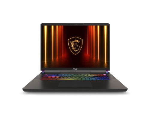 Лаптоп MSI Vector 17 HX AI A2XWJG, NVIDIA GeForce RTX 5090 24GB GDDR7 1824 AI TOPS, Intel Core Ultra 9 275HX (24C/24T up to 5.4 GHz, 36 MB), 17" 16:10 QHD+(2560x1600), 240Hz, 32GB 2x16 Up to DDR5-6400 , 1TB PCIe Gen4x4 SSD, Intel Killer Wi-Fi 7, Windows 1