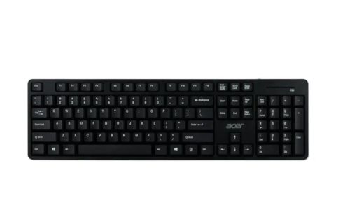 Комплект Acer Combo set AAK410 Keyboard & Mouse , Wireless, USB, Standard, Black, No Cyrillic