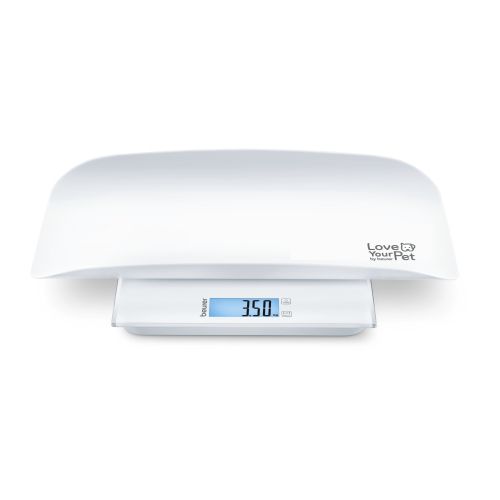 Везна Beurer PP 170 Polly Multifunctional pet scale;Detailed graduation (10 g to 5 kg, 50 g to 50 kg, 100 g to 180 kg);Easy-to-read LCD display