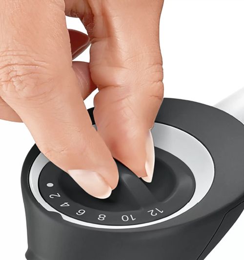 Пасатор Bosch MS61A4110, Blender, ErgoMixx, 800 W, Included transparent jug, White, anthracite