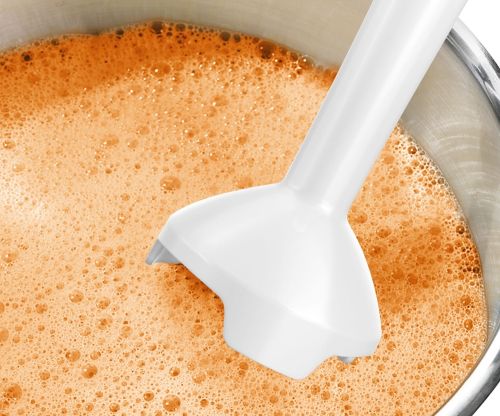 Пасатор Bosch MSM14100, Blender, CleverMixx, 400 W, Included transparent jug, White, deep red