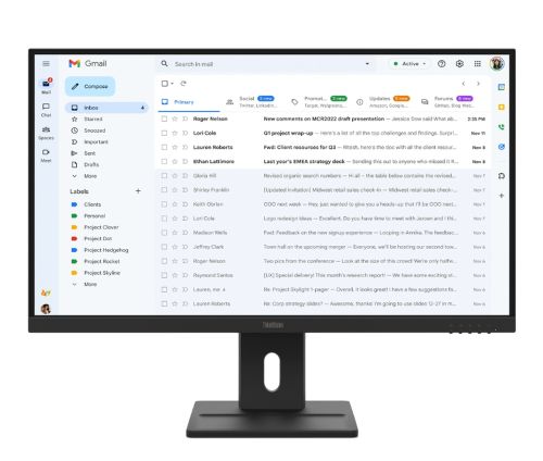 Монитор Lenovo ThinkVision E27-40 27" IPS, WLED, 1920x1080, 16:9, 100Hz, 300 cd/m2, 1500:1, Speakers 2Wx2, HDMI, DP, VGA, Tilt, Swivel, Pivot, Height Adjust Stand