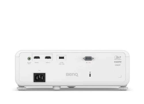 Мултимедиен проектор BenQ LH550 DLP, FHD 1080P, 2600 ANSI lumens 1.1X, HDMIx2, USB-A, SmartEco; T/R: 1.49-1.64, Contrast Ratio (FOFO) 15,000:1, Display Color 30-bit (1.07 billion colors) Light Source LED, Audio out x1, 10W speaker, Light Source Life ECO 3