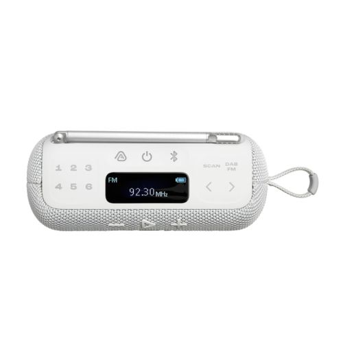 Радио JBL TUNNER3 WHT Portable DAB/DAB+/FM radio with Bluetooth