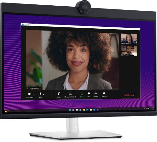 Монитор Dell P2724DEB, 27.0" Video Conferencing AG, IPS, 5ms, 1000:1, 350 cd/m2, QHD (2560x1440), 99% sRGB, Webcam, 2x5W speakers, Microphone, USB-C up to 90W PD, USB 3.2, HDMI, DP, RJ45, Height, Swivel, Tilt, Pivot, Black