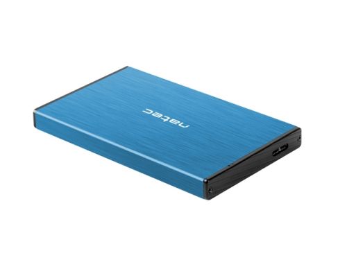 Кутия за твърд диск Natec External HDD/SSD Enclosure Rhino Go SATA 2.5" USB 3.0 Blue