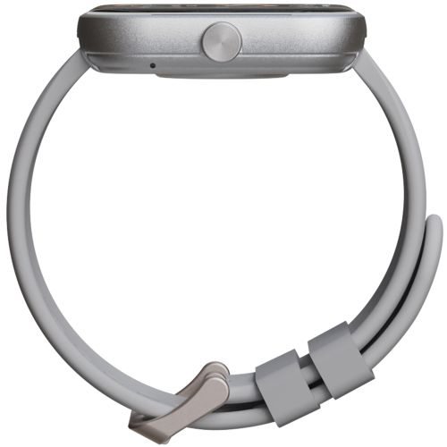 Часовник HiFuture Lume Silver Grey, 1.85 " IPS, Powered by Dual Core, Aerospace-Grade Ultra Light Aluminum Frame, Bluetooth Call, 3D User Interface, 1ATM Waterproof, 24/7 True Heart Rate & Blood Oxygen Sensor, 100+ Sports Mode, Up to 7 days daily use