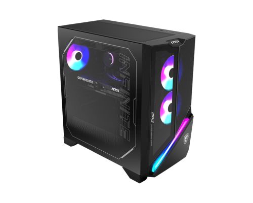 Настолен компютър MSI MPG Infinite X3 AI 2NVZ9-449EU, Core Ultra 9 285K(36M Cache, up to 5.70 GHz), GeForce RTX 5090 32G VENTUS 3X GDDR7, Z890, Liquid(360mm), 32GB(2x16GB 5600Mhz), 2x1TB M2/NO Raid, 1200W 80 Plus Gold PSU, Ambient Link, Mystic Light, Win1