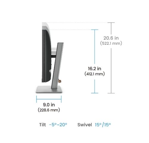 Монитор BenQ RD240Q, 24.1", 2560x1600 WQXGA, Programming Monitor, 16:10, 1.07 billions col., HDR10, 1000:1, 20M:1 DCR, 300 cd/m2, HDMI 2.0, DP 1.4, USB-C (90W), Flicker-free, B.I. Gen2, Low Blue Light+, Night Hours Prot., Sp.2W, Height Adj.,Tilt,Swiv, Piv