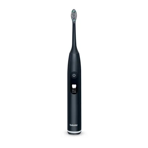 Електрическа четка за зъби Beurer SC 50 midnight ink, Electric Sonic Toothbrush, up to 80,000 mov/min, 5 cleaning programs: Clean, Sensitive, Polish, Gum Care, Whiten, Pressure sensor , 2-min. timer, Incl. 2 toothbrush heads and magnetic charging plate, 2