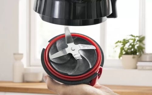 Блендер Bosch MMB6172S Series 4, VitaPower Blender, 1200 W, Glass ThermoSafe jug 1.5 l, Two speed settings and pulse function, ProEdge stainless steel blades made in Solingen, Silver