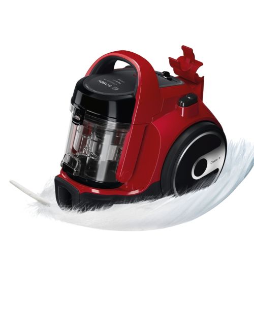 Прахосмукачка Bosch BGC05AAA2, Vacuum Cleaner, 700 W, Bagless type, 1.5 L, 78 dB(A), Energy efficiency class A, chili red/black