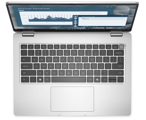 Лаптоп Dell Pro 14 PC14255, AMD Ryzen AI 7 350 (24 MB cache, 8cores, up to 5.0 GHz, 50 TOPS NPU), 14" FHD+(1920x1200) IPS, 300nits AG, 16 GB: 1 x 16 GB, DDR5, 5600 MT/s, 512 GB SSD, AMD Radeon 860M graphics, FHD HDR IR Cam and Mic, Wi-Fi 6E, FPR, Backlit 