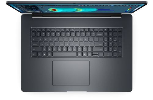 Лаптоп Dell Pro Max 18 Plus MB18250, Intel Ultra 7 265HX, vPro (13TOPS NPU, 20 cores, up to 5.30 GHz), 18" QHD+ (2560x1600) 500 nits, 32GB: 2x16GB 6400 MTs DDR5, 1TB SSD, NVIDIA RTX PRO 2000 8GB GDDR7, 8MP IR Cam and Mic, Wi-Fi 7, FPR, Backlit Kb, Win11 P