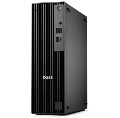 Настолен компютър Dell Pro Slim QCS1255, AMD Ryzen 5 8600G (16 TOPS NPU, 6 cores, up to 5.0GHz), 16 GB: 1 x 16 GB, DDR5, up to 4800 MT/s, 512GB SSD, Integrated Graphics, Wi-Fi 6, Bulgarian Keyboard&Mouse, 180W, Ubuntu, 3Y PS