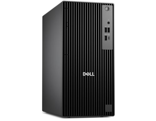 Настолен компютър Dell Pro Tower QCT1255, AMD Ryzen 7 PRO 8700G (16 TOPS NPU, 8 cores, up to 5.1GHz), 16 GB: 2 x 8 GB, DDR5, up to 4800 MT/s, 512GB SSD, Integrated Graphics, 8x DVD+/-RW, Bulgarian Keyboard&Mouse, 180W, Ubuntu, 3Y PS