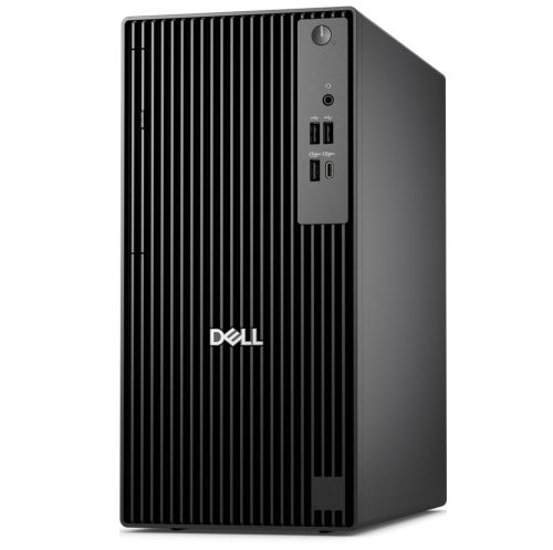 Настолен компютър Dell Pro Tower QCT1255, AMD Ryzen 7 PRO 8700G (16 TOPS NPU, 8 cores, up to 5.1GHz), 16 GB: 2 x 8 GB, DDR5, up to 4800 MT/s, 512GB SSD, Integrated Graphics, 8x DVD+/-RW, Bulgarian Keyboard&Mouse, 180W, Ubuntu, 3Y PS