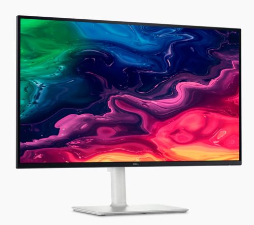 Монитор Dell S2725QC, 27" IPS Anti-Glare, LED, 4ms, 120 Hz, 1500:1, 350 cd/m2, 4K UHD (3840x2160), 99% sRGB, AMD FreeSync, HDMI, USB-C, USB 3.2 hub, PD 65W, Speakers, Height Adjustable, Pivot, Swivel, Tilt, Black